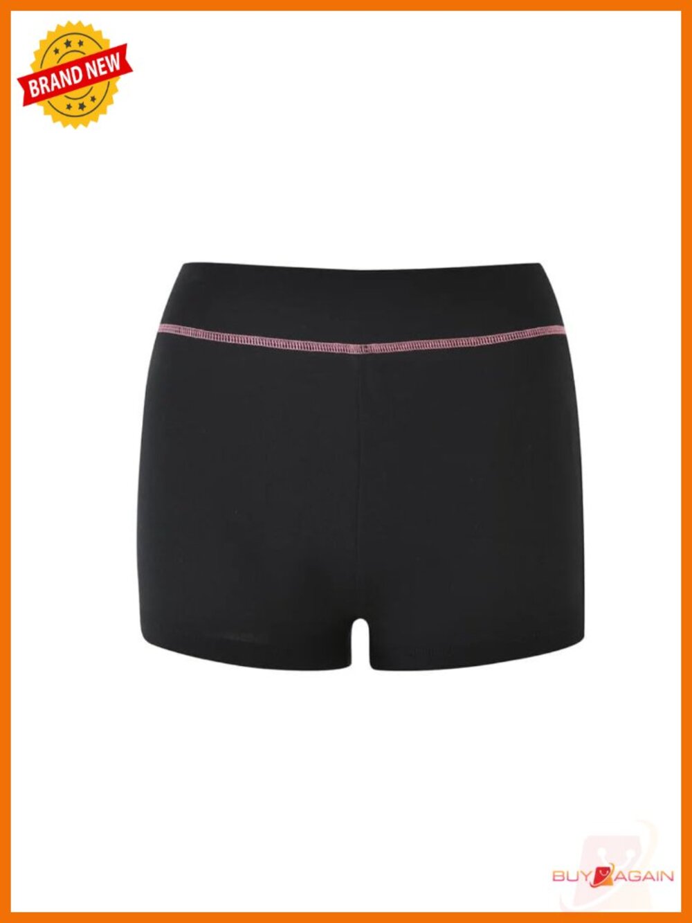 Low Rise Mini Short with Logo on Back - Picture 5 of 6